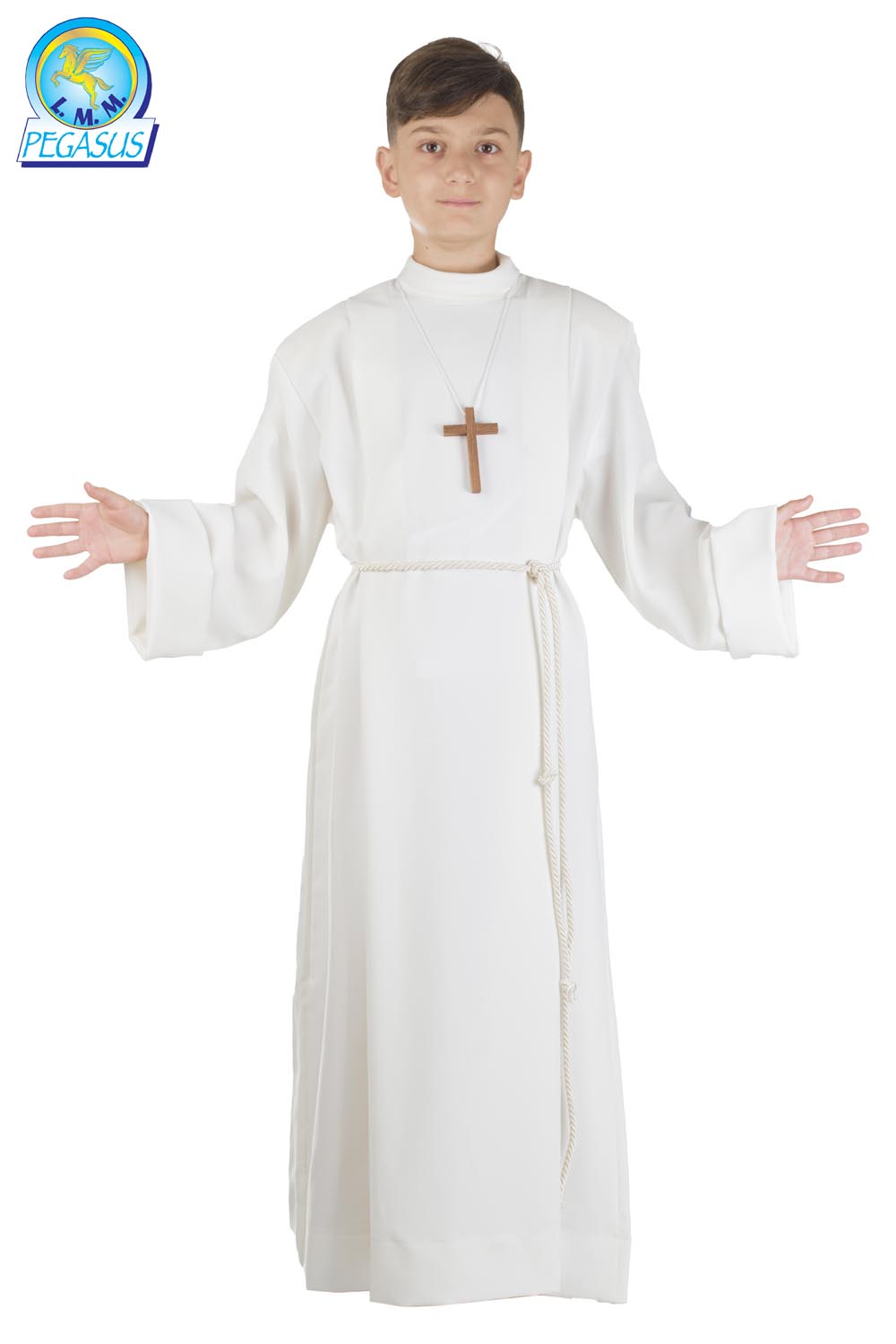 TUNICA PRIMA COMUNIONE CON PIEGONI